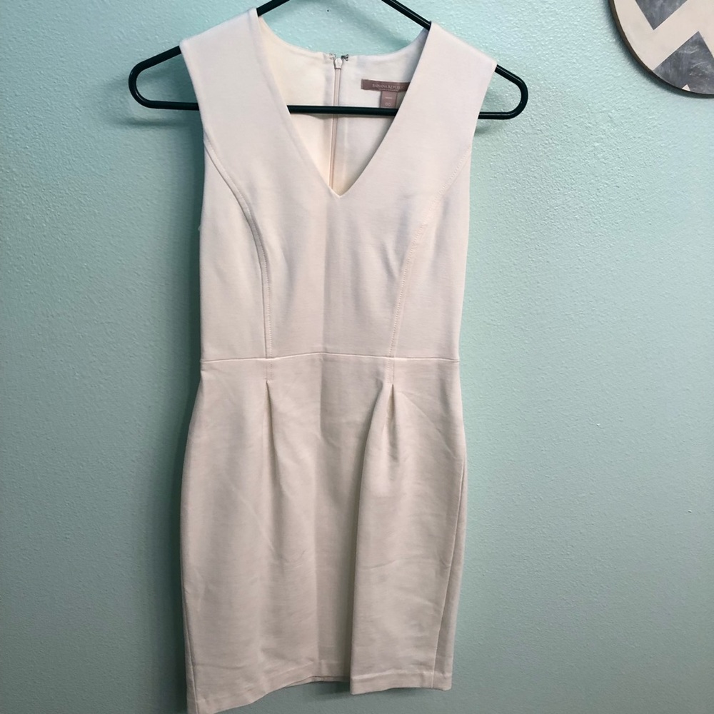 Banana Republic White Sheath Dress